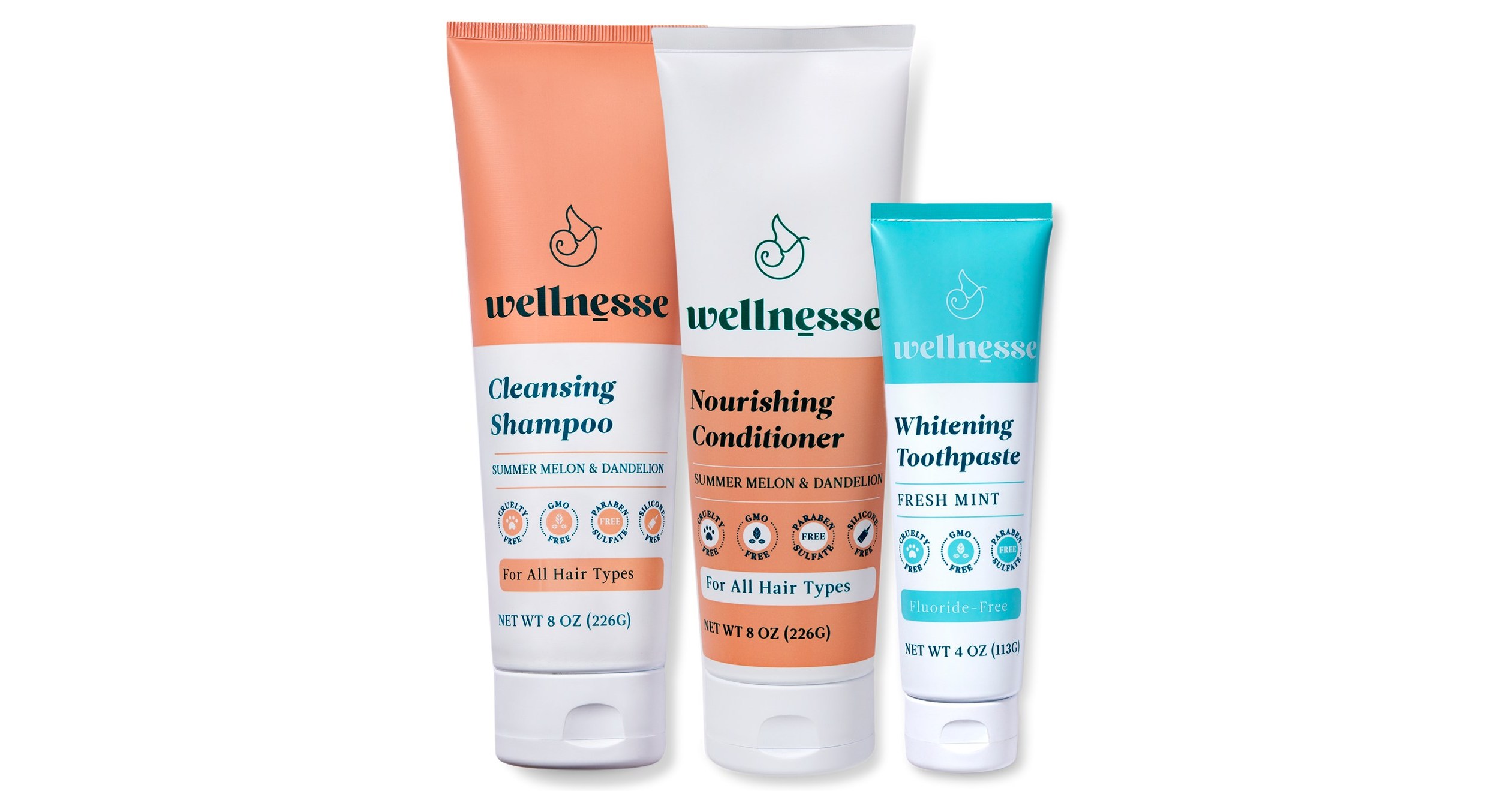 Wellnesse Announces All-Natural Shampoo and Conditioner