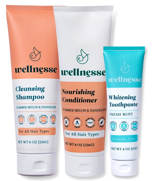 Wellnesse Announces All Natural Shampoo And Conditioner