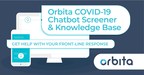 Orbita expands COVID-19 bot solutions to support new front-line response demands, reaching millions in need