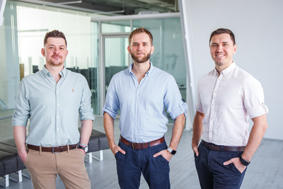 Preply Co-founders: Serge Lukyanov (Head of Design), Dmytro Voloshyn (CTO) and Kirill Bigai (CEO)