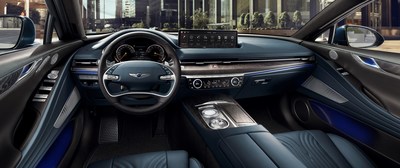 The All-New 2021 Genesis G80 Luxury Executive Sedan, opulent interior.