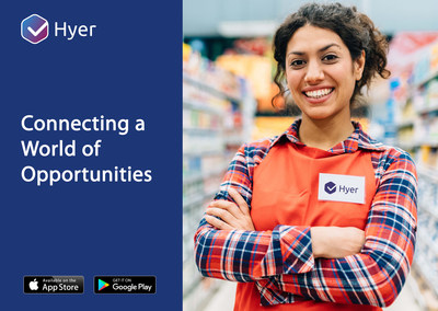 Hyer connects businesses to an on-demand workforce; and connects people to flexible, local job opportunities.