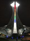 La Tour de Montréal s'illumine aux couleurs de l'arc-en-ciel