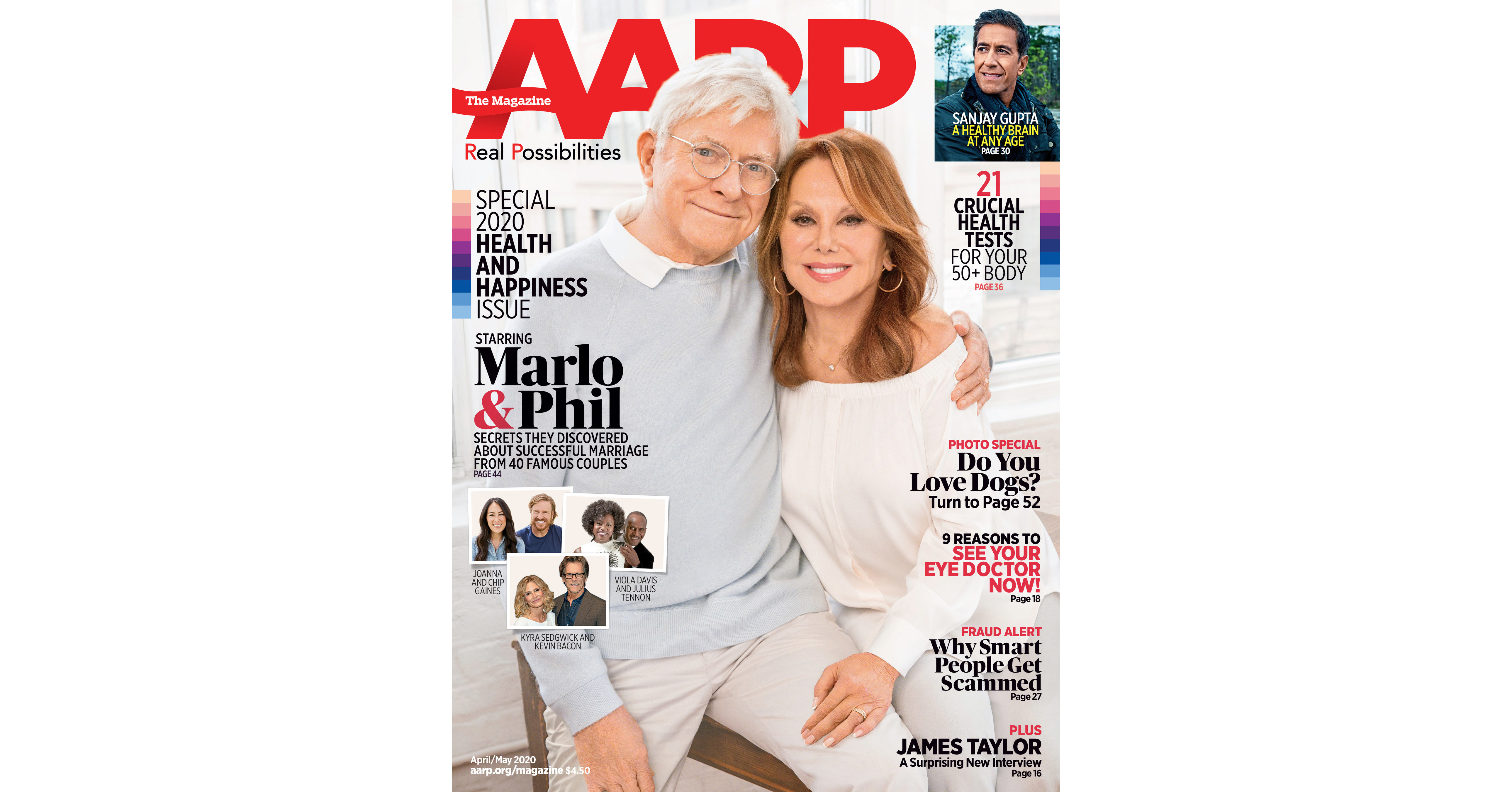 Iconic Entertainment Power Couple Marlo Thomas and Phil Donahue Share the  Secret to Success of Famous Marriages in AARP The Magazine