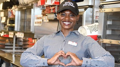 KFC team members at more than 4,000 restaurants across the country are stepping up and serving the chain’s world-famous fried chicken to support local communities in need during the COVID-19 pandemic.