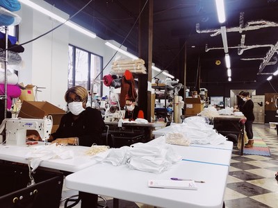 Detroit Sewn, a Pontiac-based contract sewing house, has restructured its entire operation to produce more than 300,000 CDC-certified medical masks as part of the “Arsenal for Health Care” effort.  The masks are vital personal protection equipment for medical professionals battling COVID-19.