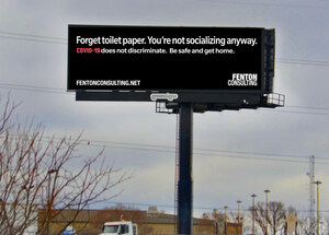 Fenton Consulting Launches National Roadside Billboard Campaign Urging Motorists to Stay at Home