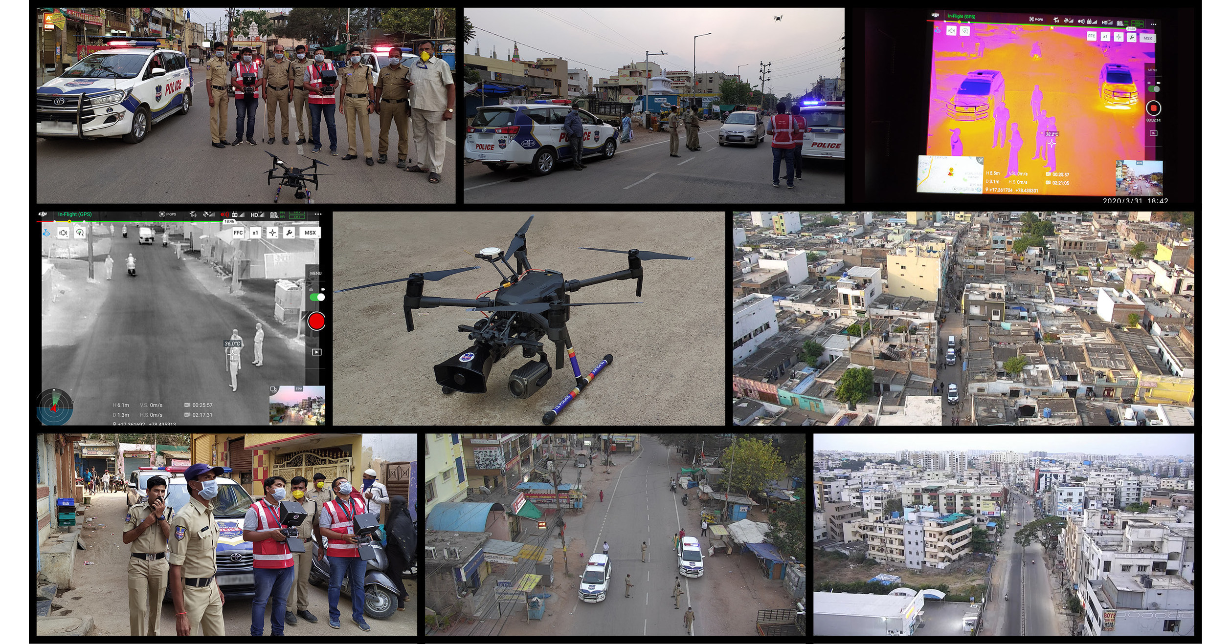 Cyient Provides Drone Based Surveillance Technology To Support Cyberabad Police In Implementing Covid 19 Lockdown
