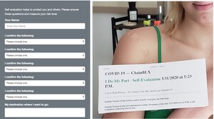 CHAINBLX: COVID-19 Wellness Test-Simple, Uncomplicated Solutions for Now and Future