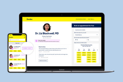 Zocdoc is helping alleviate the strain on the healthcare system by building a critical mass of new telehealth appointments. Now, patients can find and schedule virtual appointments with providers across 50 specialties — whether for COVID-19 or routine healthcare needs. (www.zocdoc.com)