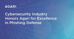 Cybersecurity Industry Honors Agari for Excellence in Phishing Defense Leadership