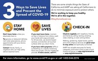 The California For All Resource Card is a one-stop information guide on COVID-19, with information on how to stay safe at home, how to prevent the spread of Covid-19, and where to find community resources.