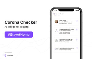 OpenMed Launches First-Ever AI COVID-19 Triage To Coordinated Testing Platform