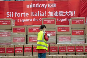 Společnost Mindray dokončila první dodávku zdravotnických prostředků do Itálie během 15 dnů