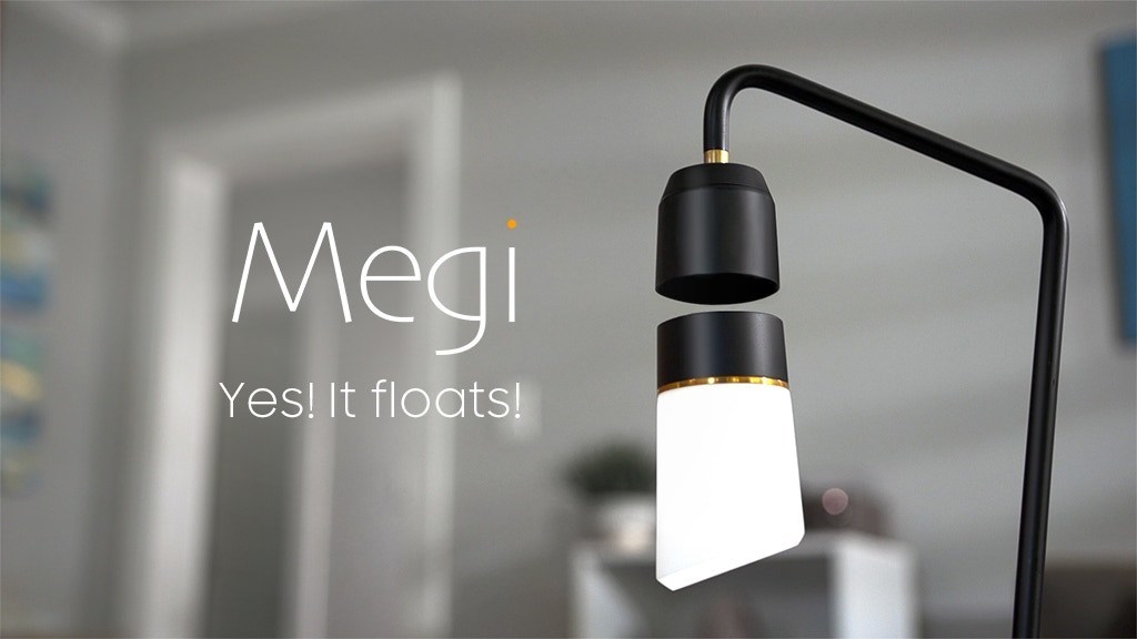apetito Estrella Implementar Megi - World's First Dimmable MagLev Floating Lamp Launches on Kickstarter