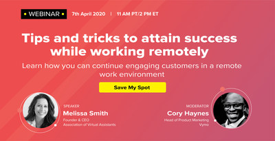 [Webinar] The New Normal for Sales Leaders Working Remotely | Register Now