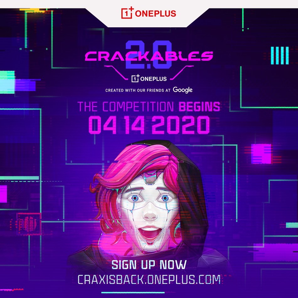 Crackables 2.0 Competition Begins 4.14.20. Sign up now at craxisback.oneplus.com to compete for the opportunity to win $10,000 USD and an additional $10,000 USD to donate to a charity supporting those affected by COVID-19.