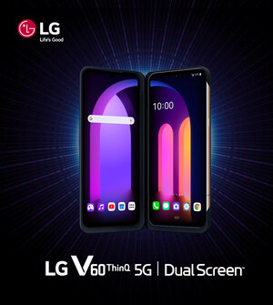 New LG V60ThinQ 5G with Dual Screen(TM) Available April 9 in Canada