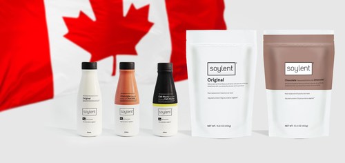 Soylent is relaunching in Canada with three 14oz ready-to-drink flavors - Original, Chocolate and Cafe Mocha, as well as with two powder flavors - Original and Chocolate.