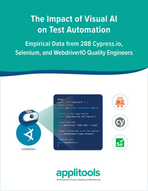 Impact of Visual AI on Test Automation Shows 5.8x Faster Authoring, 5.9x Better Test Code Efficiency, and a 4.6x Increase in Test Stability