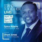 Anthony "Spice" Adams Joins Former NFL Linebacker Dhani Jones to Support COVID-19 Financial Relief through #GiveTogetherNow