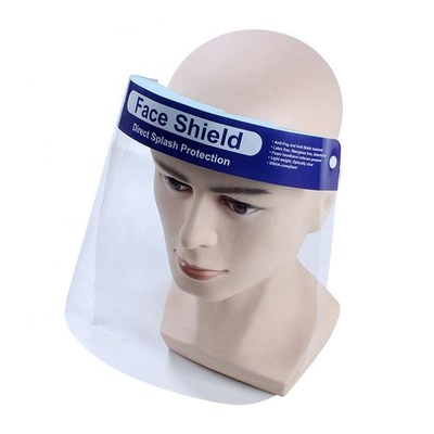 Shields like this can be sanitized and protect the whole face from droplets that spread COVID-19