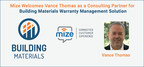 Mize Welcomes Vance Thomas as a Consulting Partner for Building Materials Warranty Management Solution