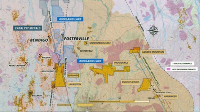 Figure 1: Fosterville South Project Map (CNW Group/Fosterville South Exploration Ltd.)