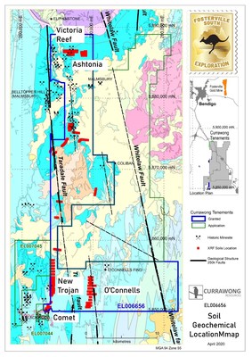 Figure 2: Lauriston Project Location Map (CNW Group/Fosterville South Exploration Ltd.)