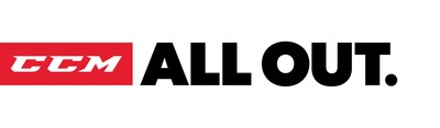Logo: CCM ALL OUT. (CNW Group/CCM Hockey)