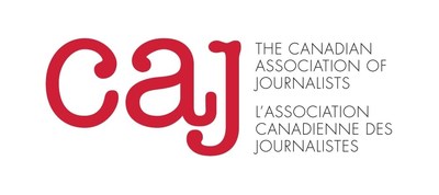 Logo: Canadian Association of Journalists (CAJ) (CNW Group/Canadian Association of Journalists)