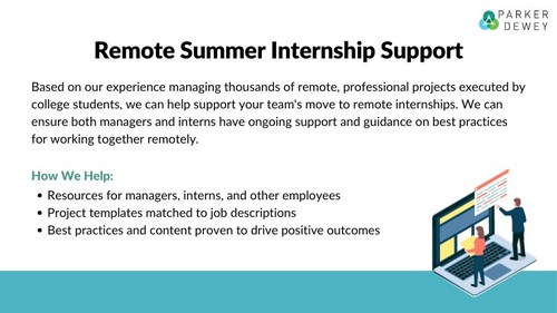 Parker Dewey Introduces Remote Internship Support For Summer 2020 Programs Impacted By COVID-19