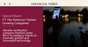 Payfone Ranked in The Americas' Fastest Growing Companies by The Financial Times