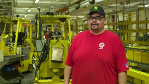 Jerry Miller, an assembler at John Deere Seeding Moline, discusses why the project to produce protective face shields for health-care workers matters so much to him.