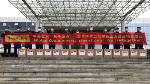 Zoomlion doa terceiro lote de produtos médicos para mais de 40 países que lutam contra a COVID-19