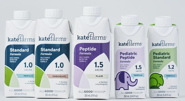 Kate Farms plant-based formulas for ages 1-101