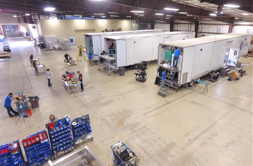 Building Mobile Containment Laboratories Deployed for work with COVID-19. Photo Credit: Germfree Laboratories, Inc