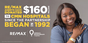 RE/MAX Donations to Children's Miracle Network Hospitals Cross $160 Million Mark