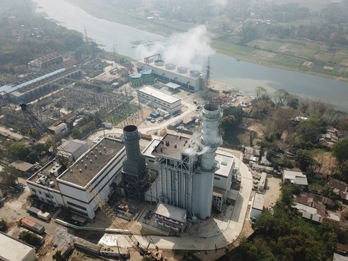 A usina de energia de ciclo combinado de 225 MW da Shanghai Electric em Sylhet apresentando o gerador refrigerado a ar patenteado elevará a produção nacional de eletricidade por 640 milhões de kWh anualmente (PRNewsfoto/Shanghai Electric)