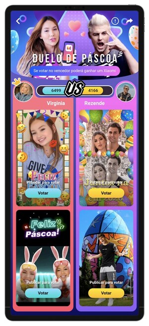 MV Master e casal de influenciadores digitais mantém o público entretido durante a páscoa