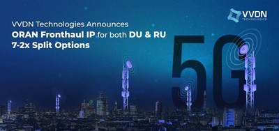 VVDN Technologies announces O-RAN Fronthaul IP for both the DU & RU 7-2x Split options