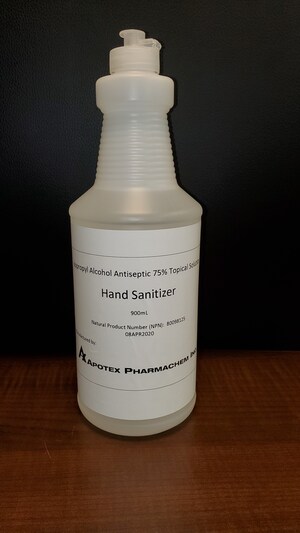 Canada's Largest Pharmaceutical Company Produces Hand Sanitizer to Support the Fight Against COVID-19