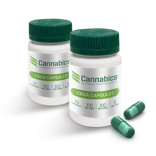 Cannabics Pharmaceuticals Inc. CBGA Capsules