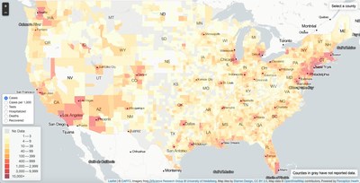 Coronavirus Usa Map Today