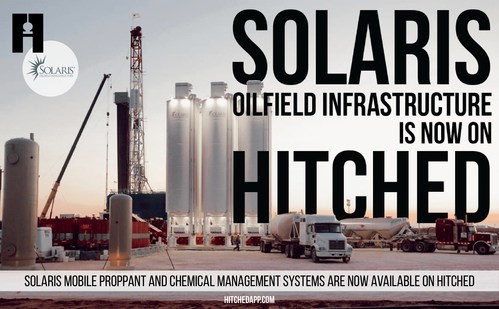 Solaris mobile proppant and chemical management systems are available now on Hitched.