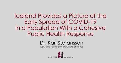 L'Islande dresse un tableau de la propagation initiale du Covid-19 au sein d'une population bénéficiant d'une réaction cohérente en matière de santé publique