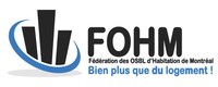 Logo de la Fédération des OSBL d'habitation de Montréal (Groupe CNW/Fédération des OSBL d''habitation de Montréal (FOHM))