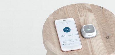 Figure 3 - Coala Heart Monitor and App