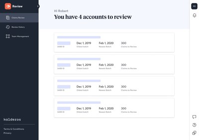 Image of Review's streamlined interface