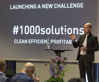 Bertrand Piccard, chairman/founder of the Solar Impulse Foundation, explains 1000 Solutions for profitable environmental protection.